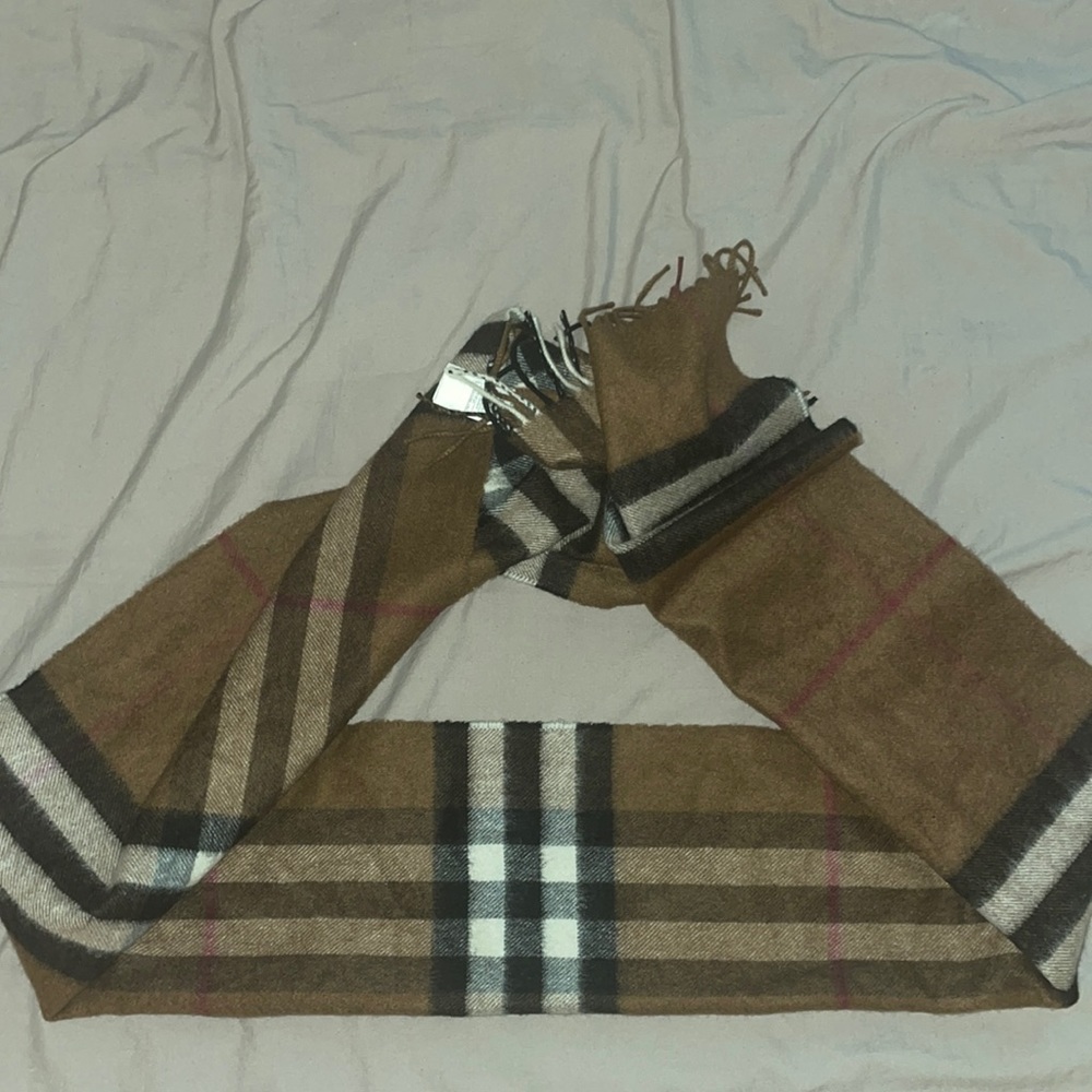 Authentic Burberry cashmere scarf